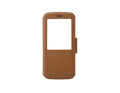 Leather case With Flap brown